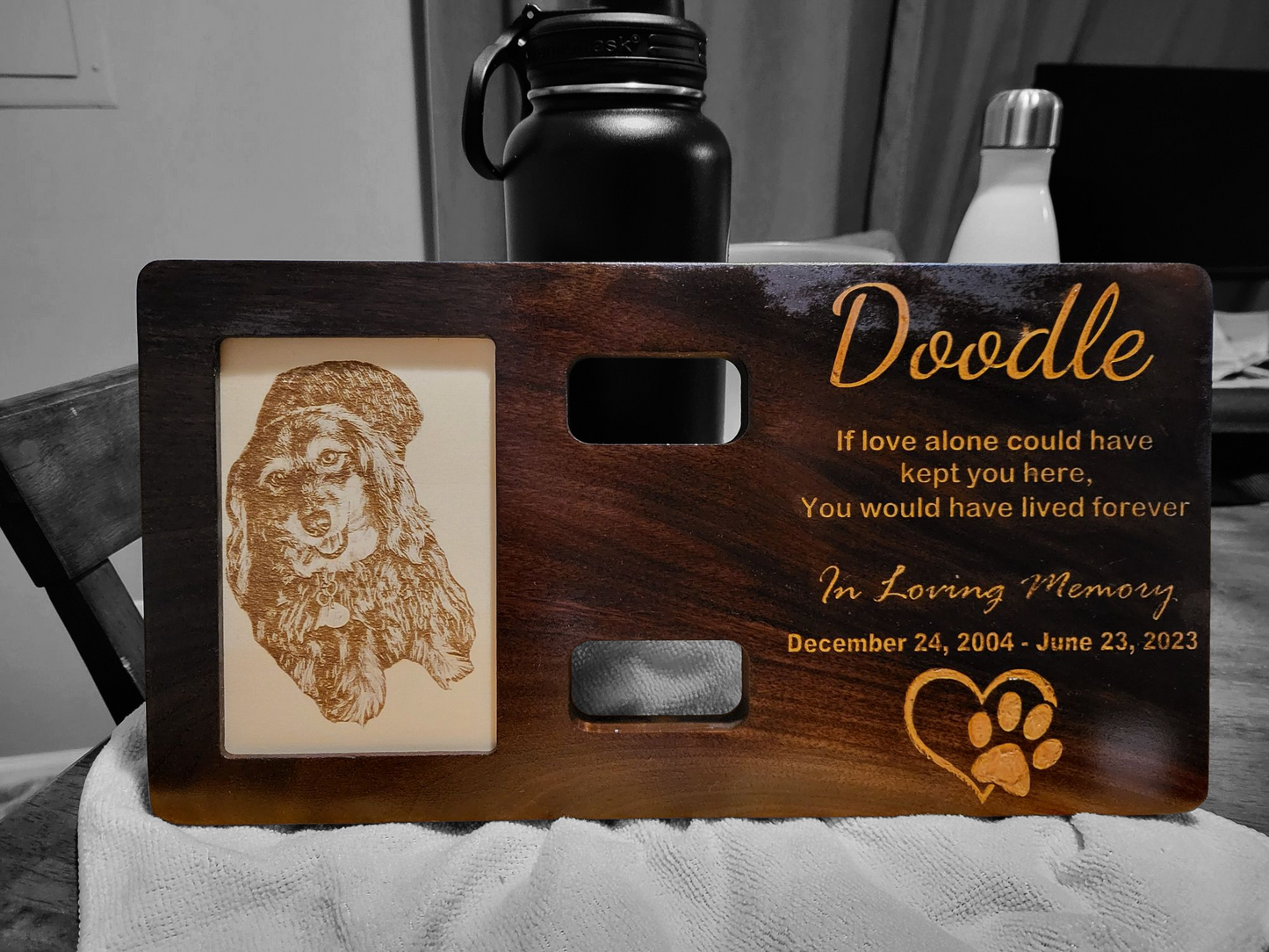 Dog collar memorial